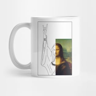 Rock Mona Lisa Mug